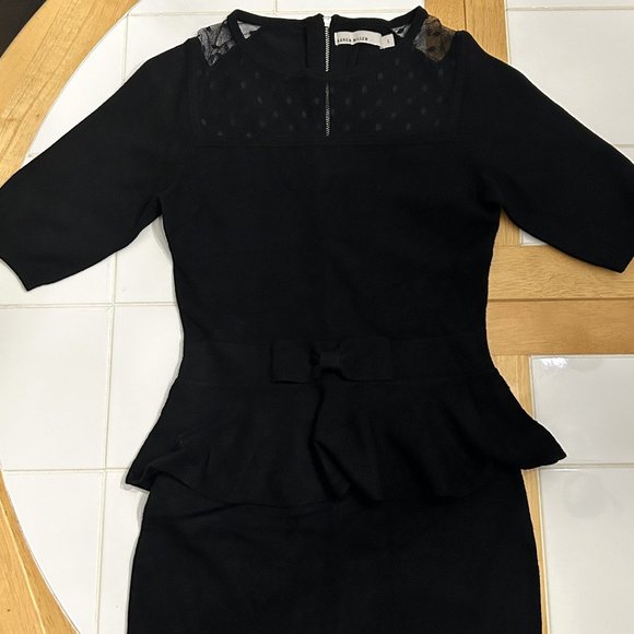 Karen Millen Peplum Knit Dress ASO Spencer Hastings - Picture 3 of 12